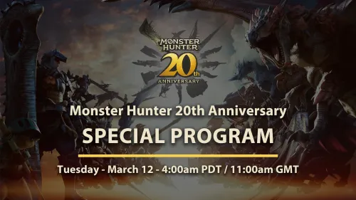 Programme spécial pour le 20ème anniversaire de Monster Hunter