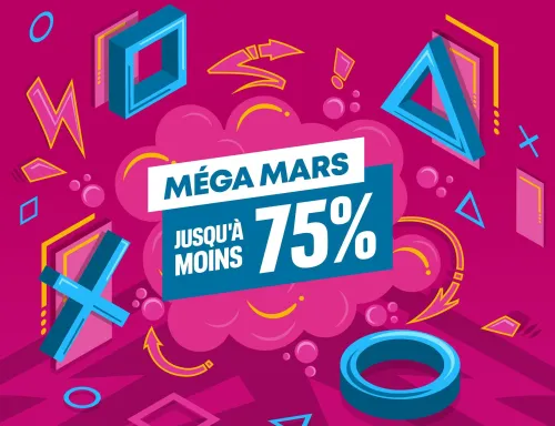 PlayStation Store Méga Mars : jusqu'à -75% de réduction